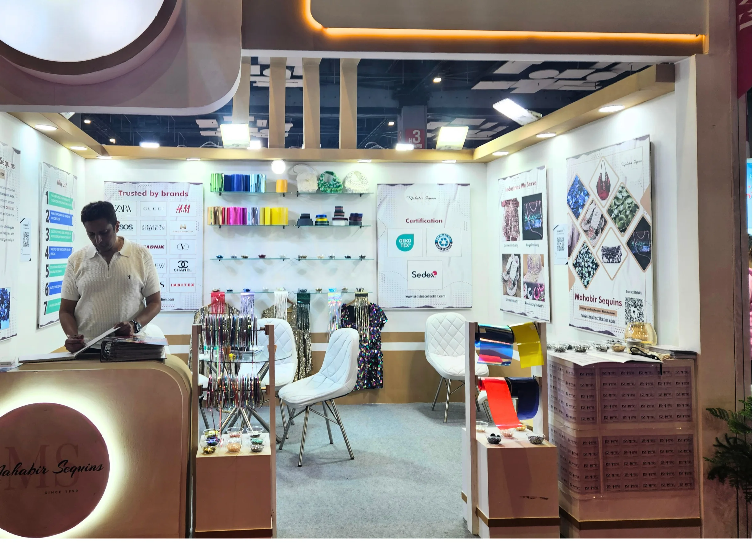 Our First Step into the Spotlight: Vijay Parsvanath at Textile Fair India, Pragati Maidan